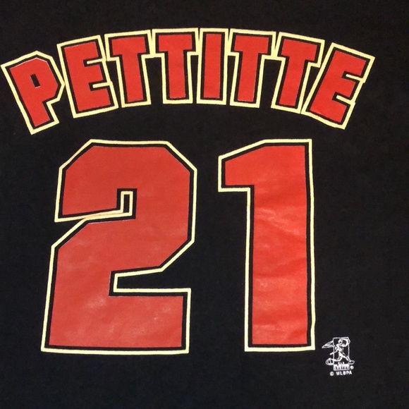 Vintage Y2K Houston Astros Andy Pettitte Jersey Tee Shirt - Picture 13 of 16